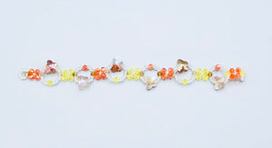 Orange And Yellow Butterfly Bracelet