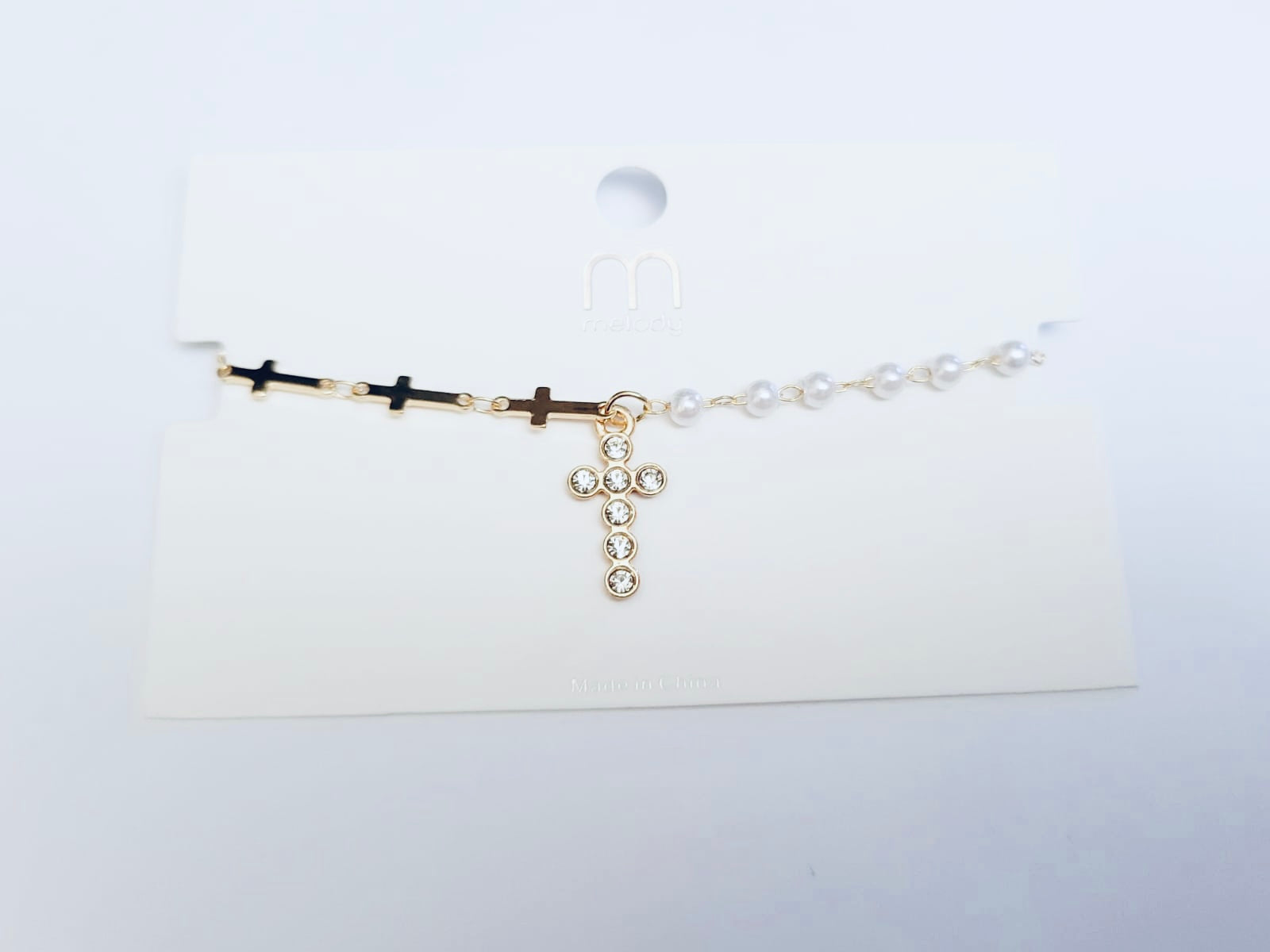 Foot Cross Bracelet