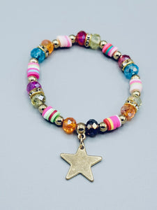 Multicolor Star Bracelet