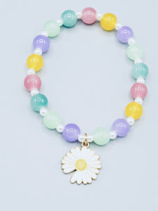 Multicolor Daisy Flower Bracelet