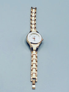 Gold Circle-Shaped Watch