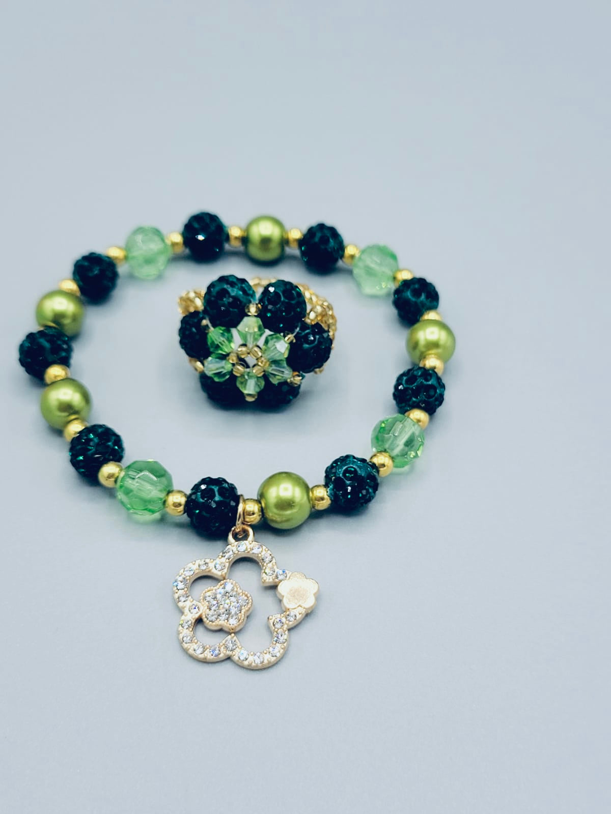 Green Flower Set