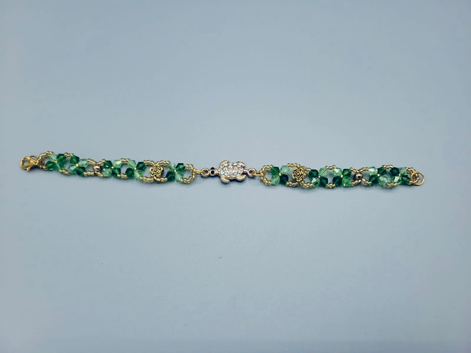 Green Turtle Bracelet