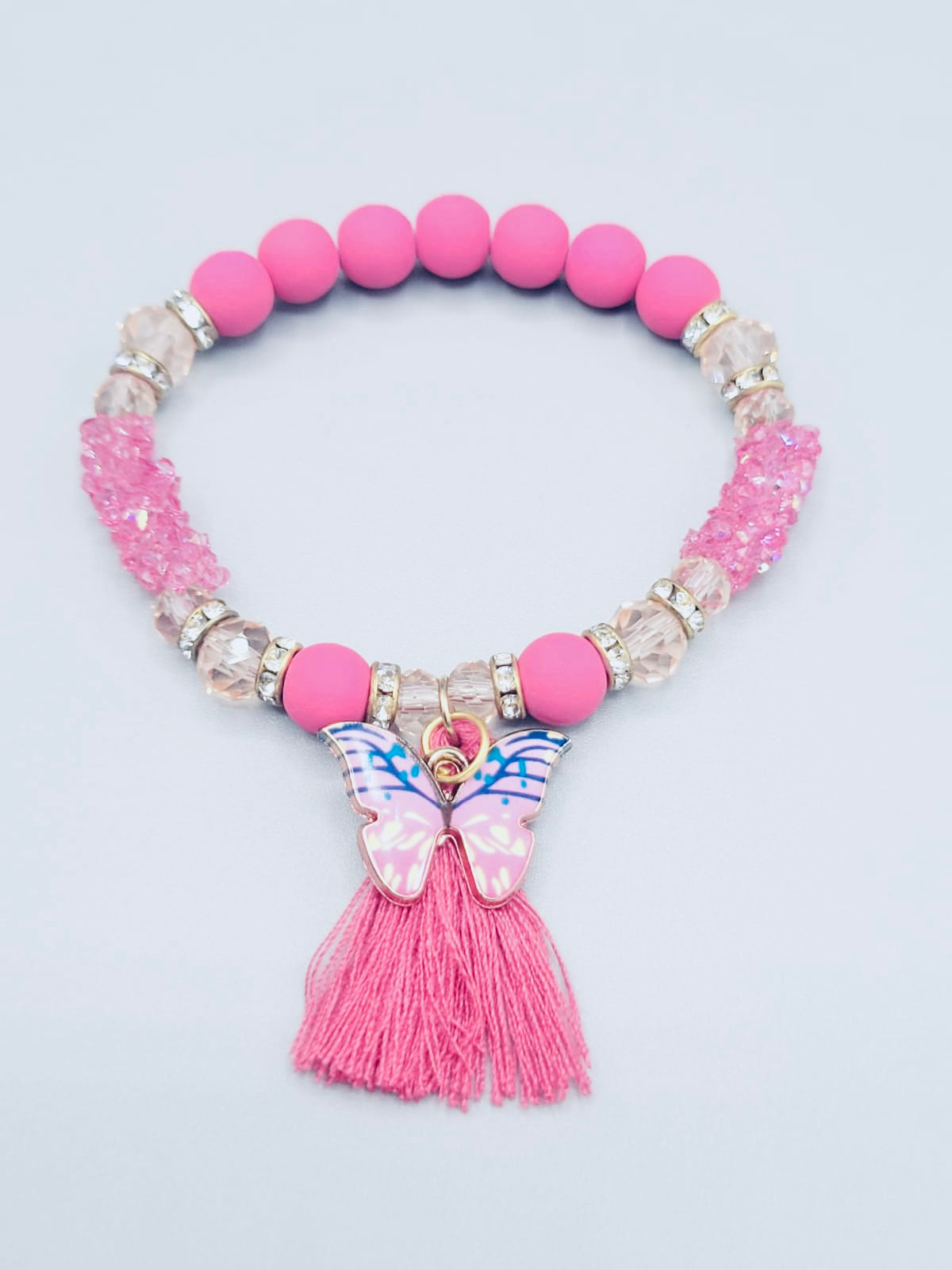 Pink Butterfly Bracelet