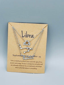 Libra Zodiac Sign Necklaces