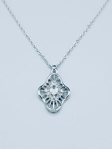 Silver Diamond Necklace