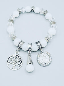 White Saint Benedict Bracelet