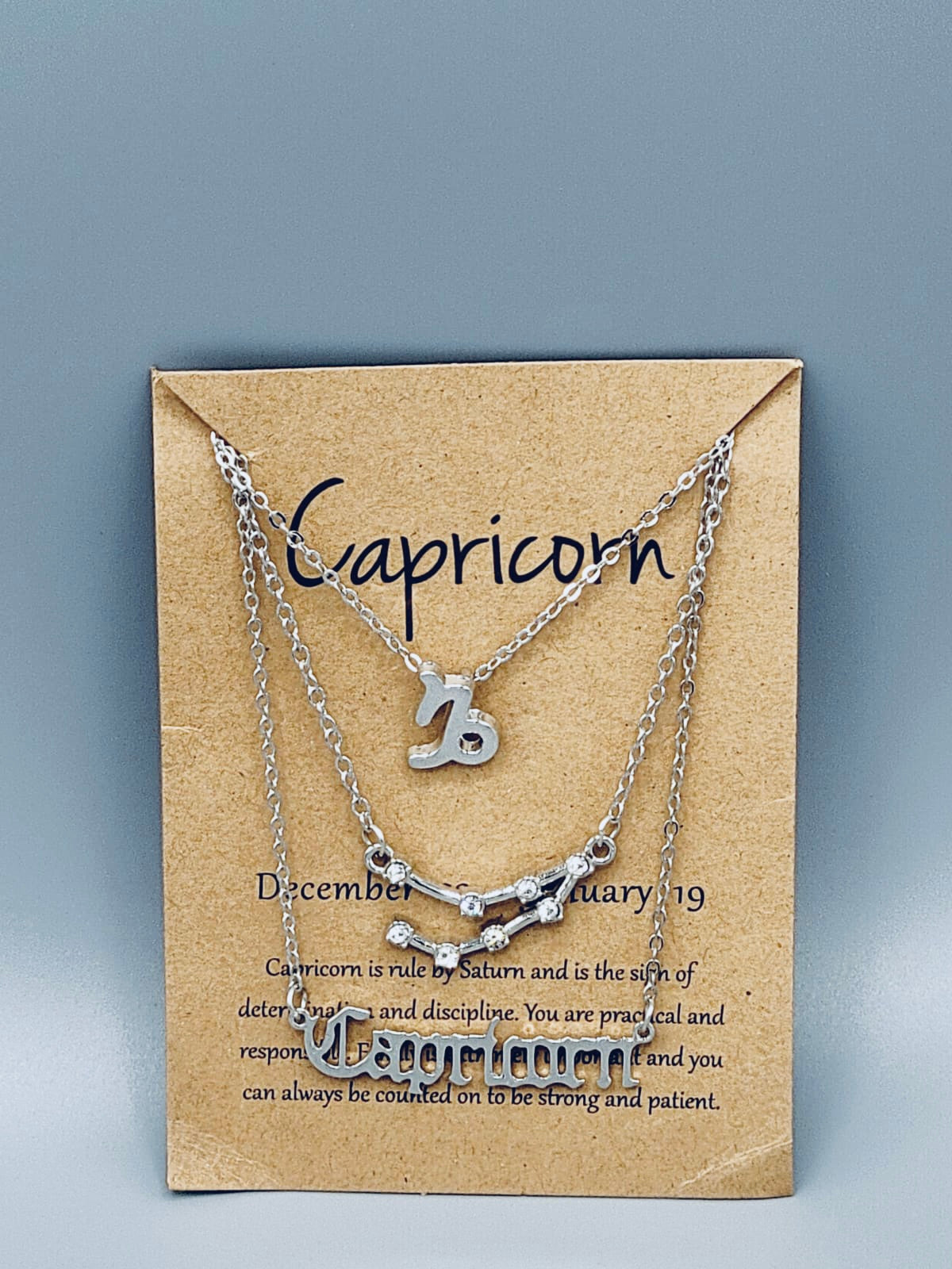 Capricorn Zodiac Sign Necklaces