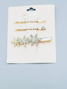 Gold Flower Hair Clip