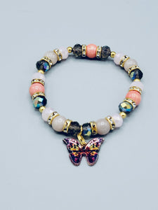 Multicolor Butterfly Bracelet