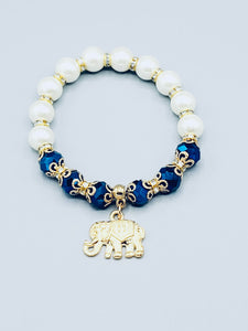 Sapphire Blue Elephant Bracelet