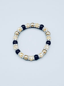 Cream And Black Bracelet