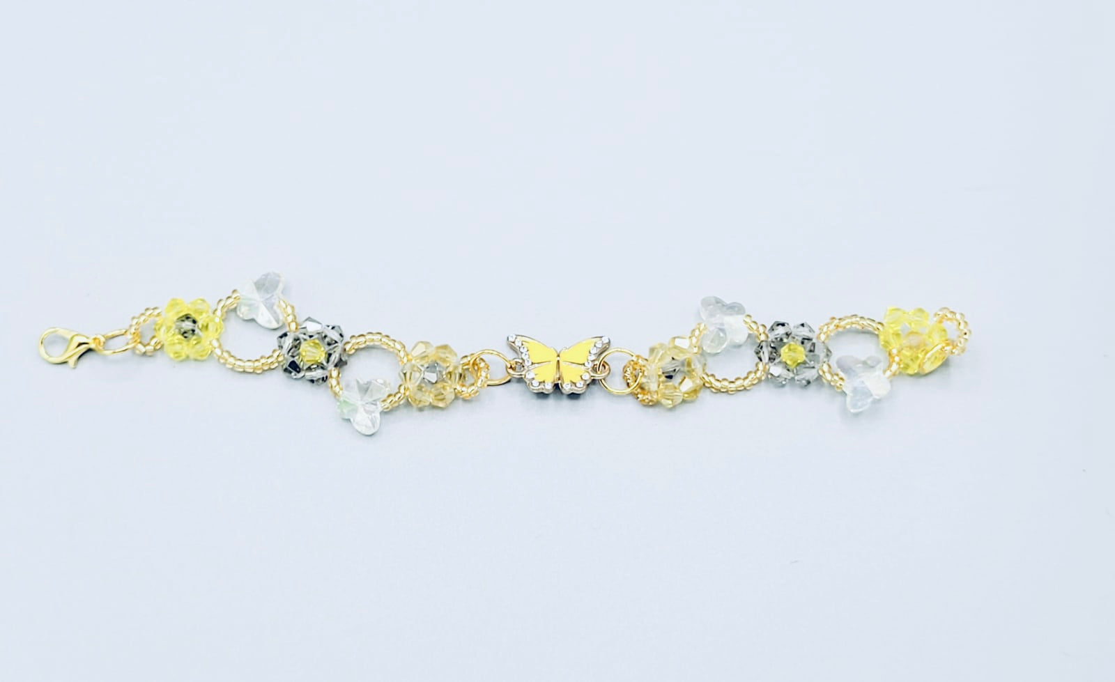 Yellow Butterfly Bracelet