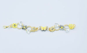 Yellow Butterfly Bracelet