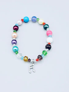 Multicolor Musical Sign Bracelet