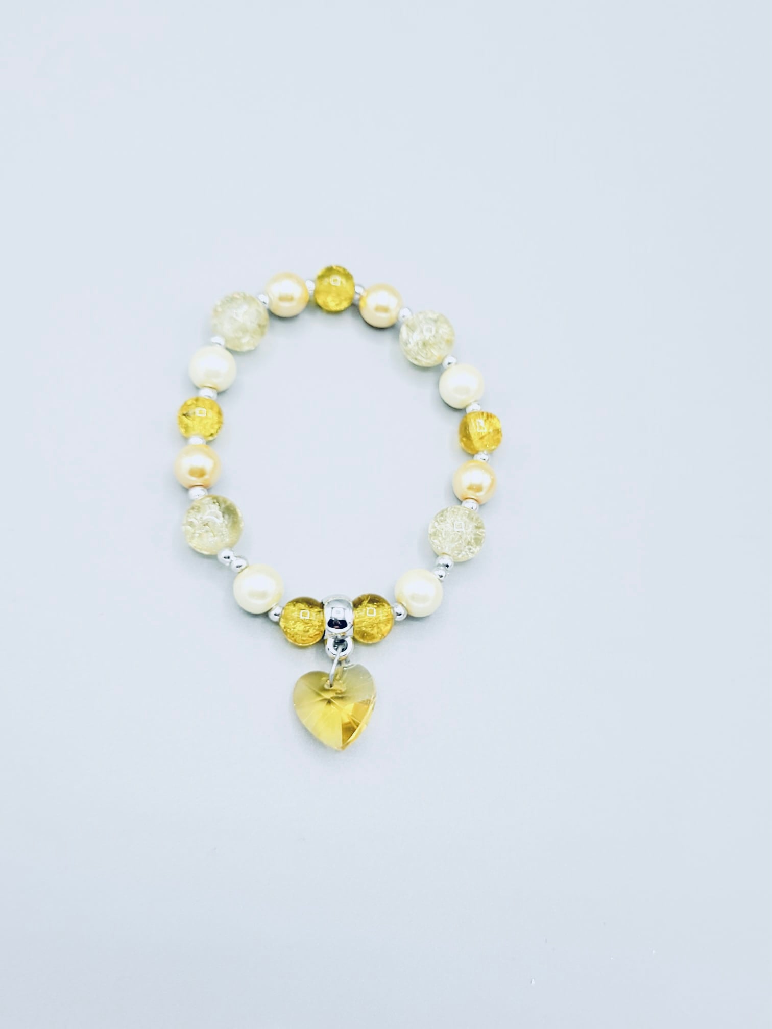 Yellow Heart Bracelet