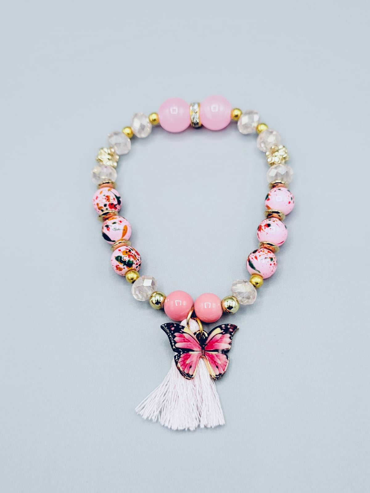 Pink Butterfly Bracelet