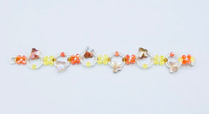 Orange And Yellow Butterfly Bracelet