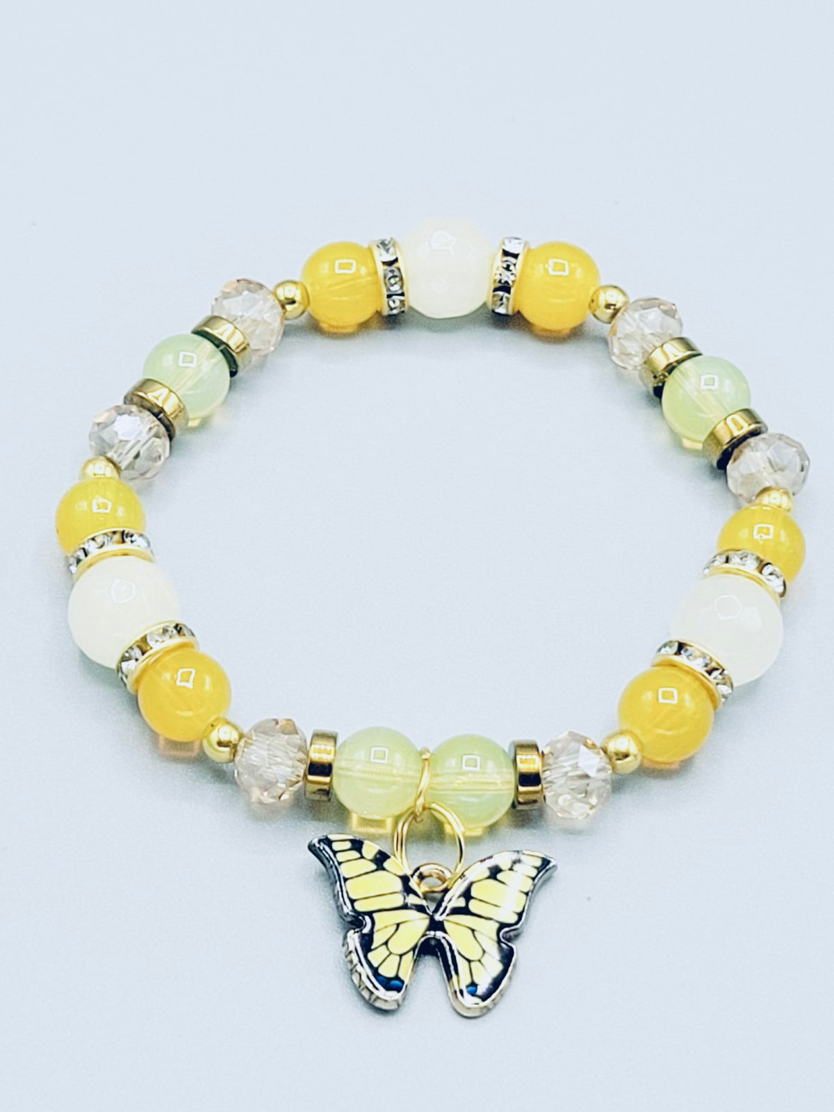 Yellow Butterfly Bracelet