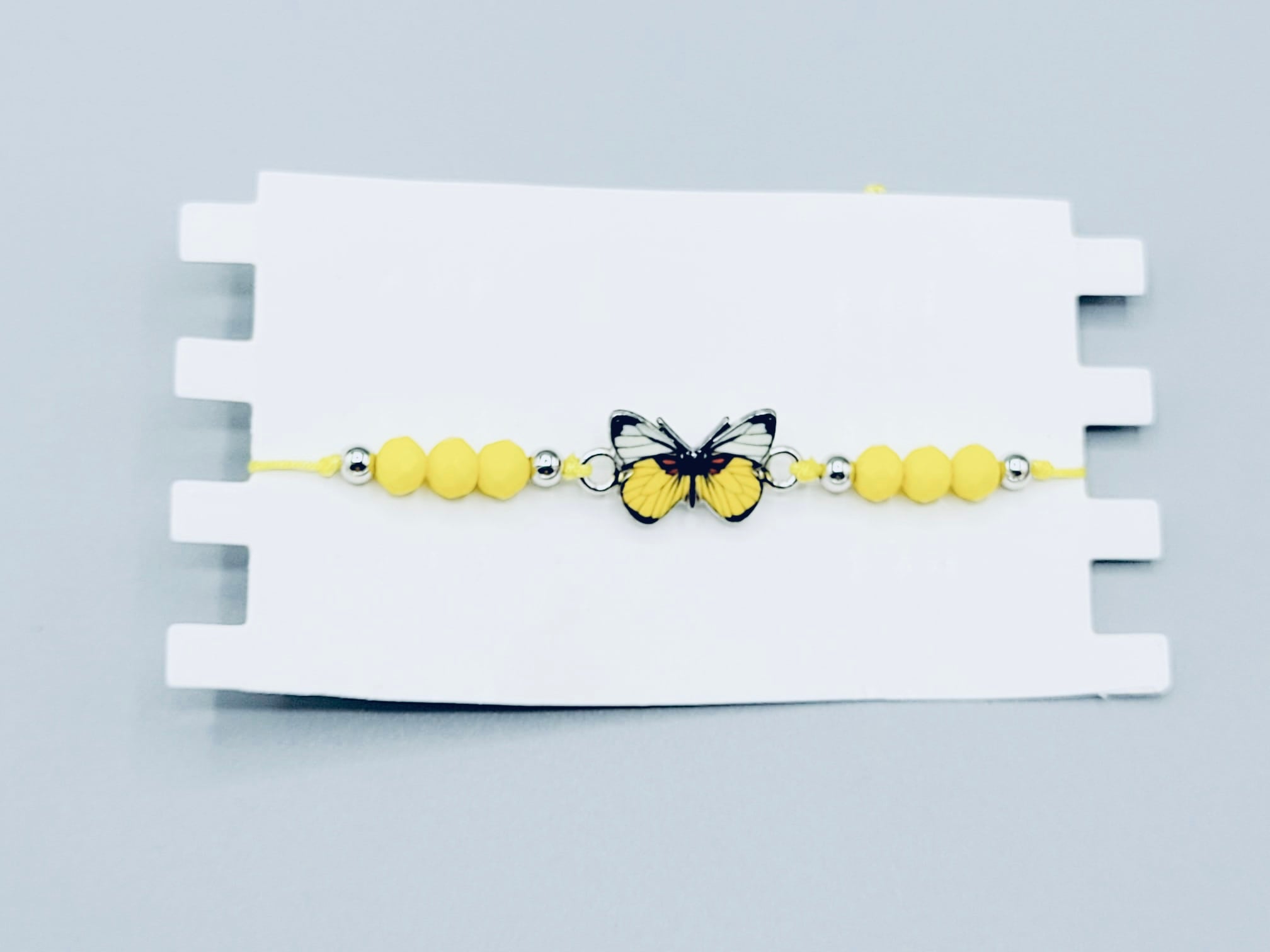 Yellow Butterfly Bracelet