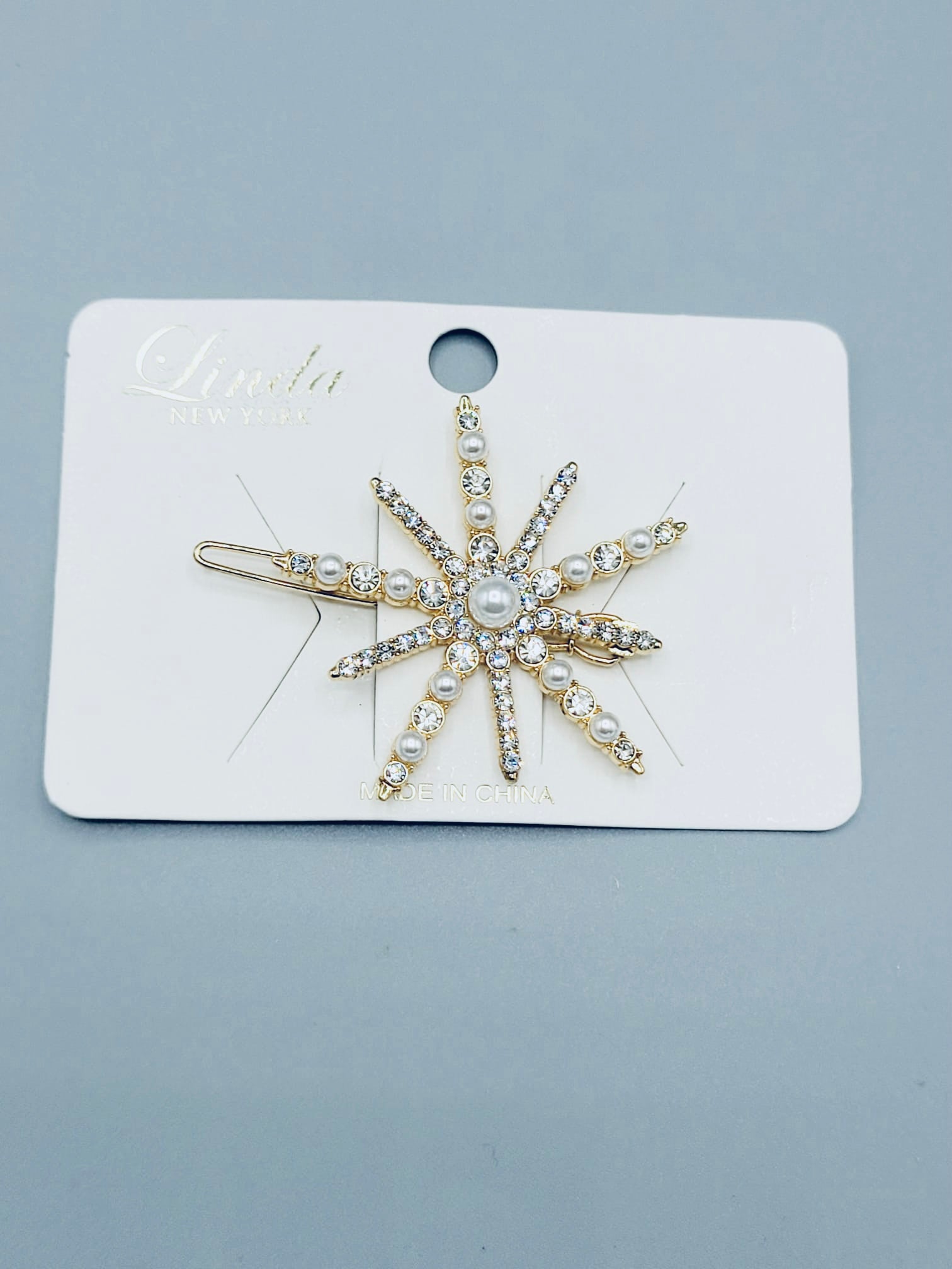 Gold Star Hair Clip