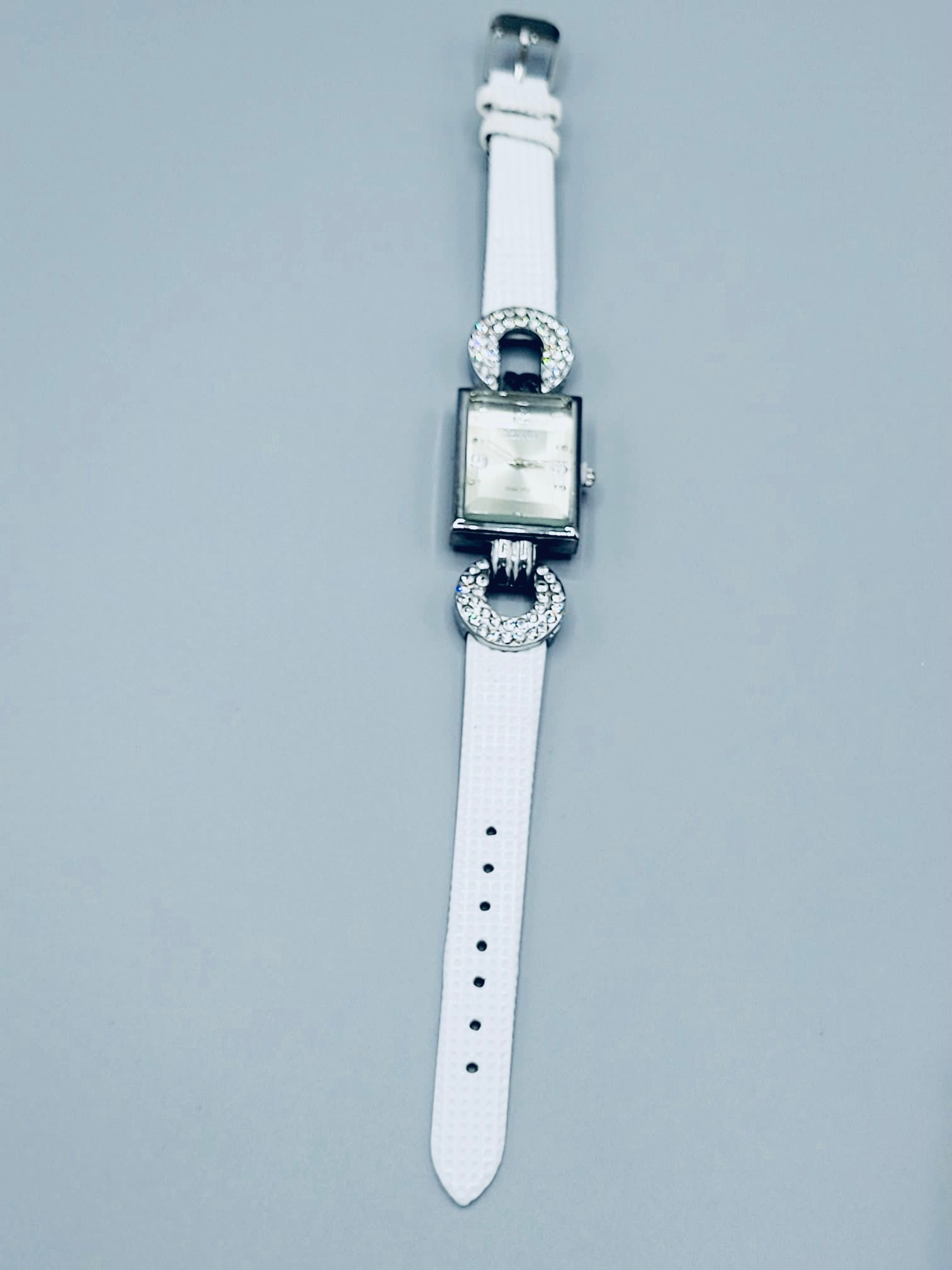 White Square-Shaped Watch