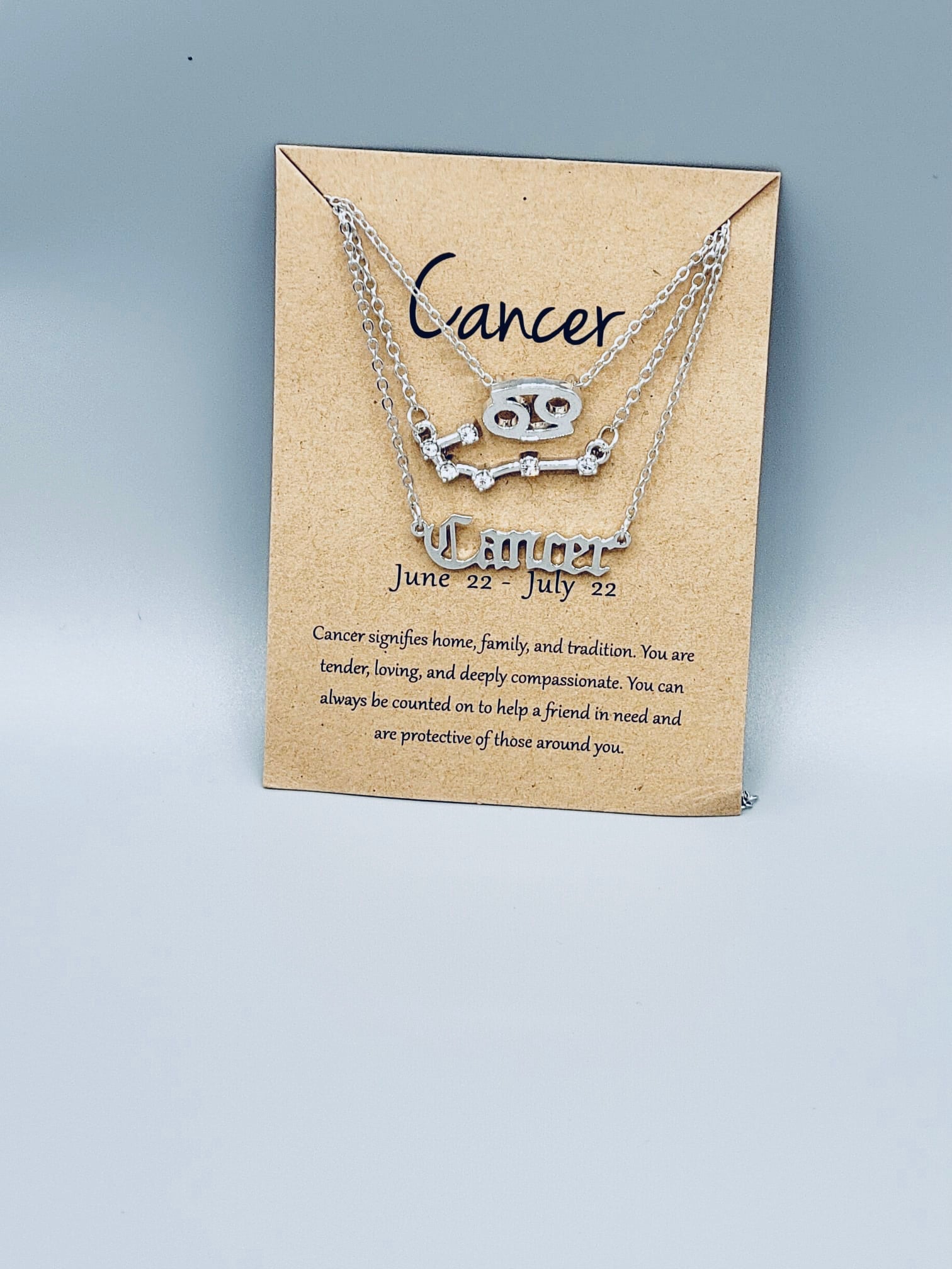 Cancer Zodiac Sign Necklaces