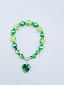 Green Heart Bracelet