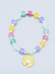 Multicolor Daisy Flower Bracelet