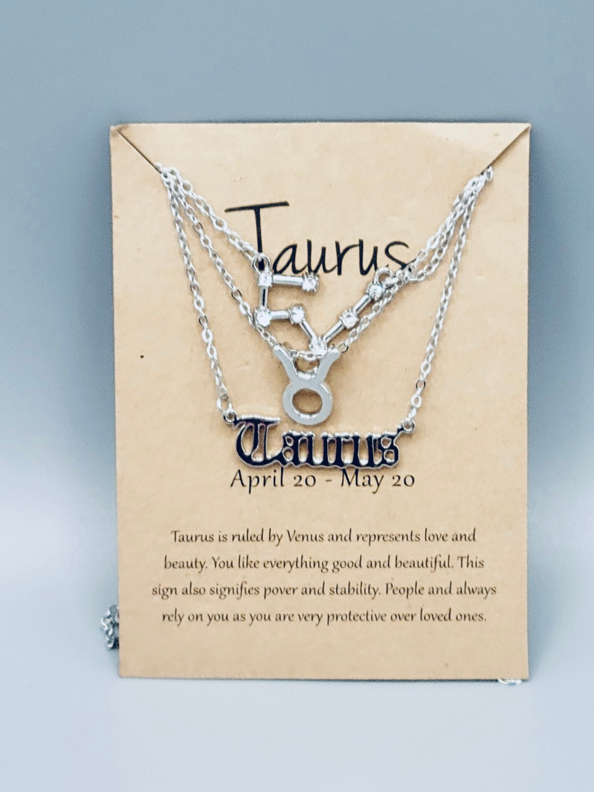 Taurus Zodiac Sign Necklaces