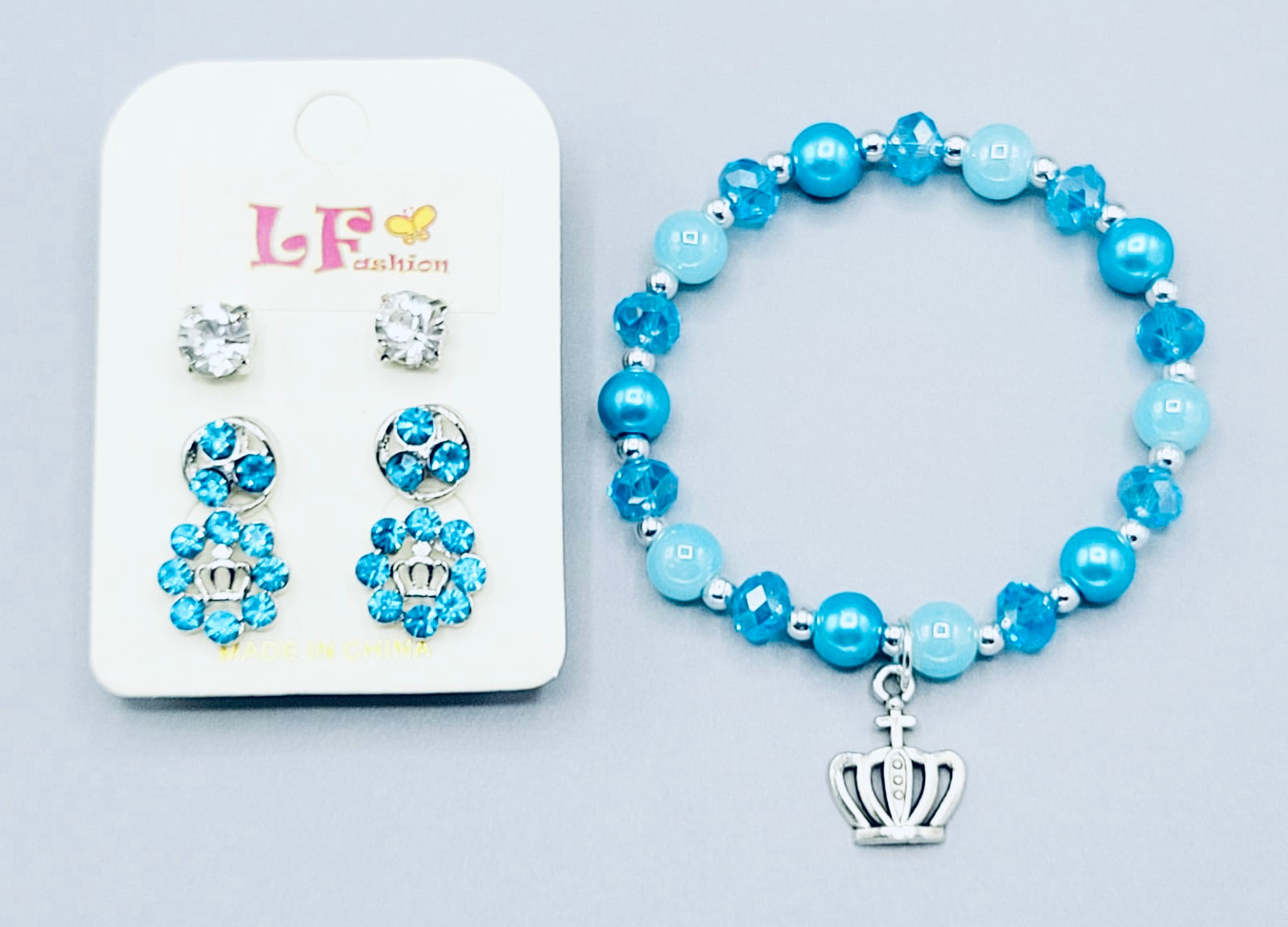 Aquamarine Crown Set