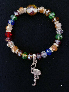 Flamingo Crystal Bracelet