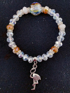 Flamingo Crystal Bracelet