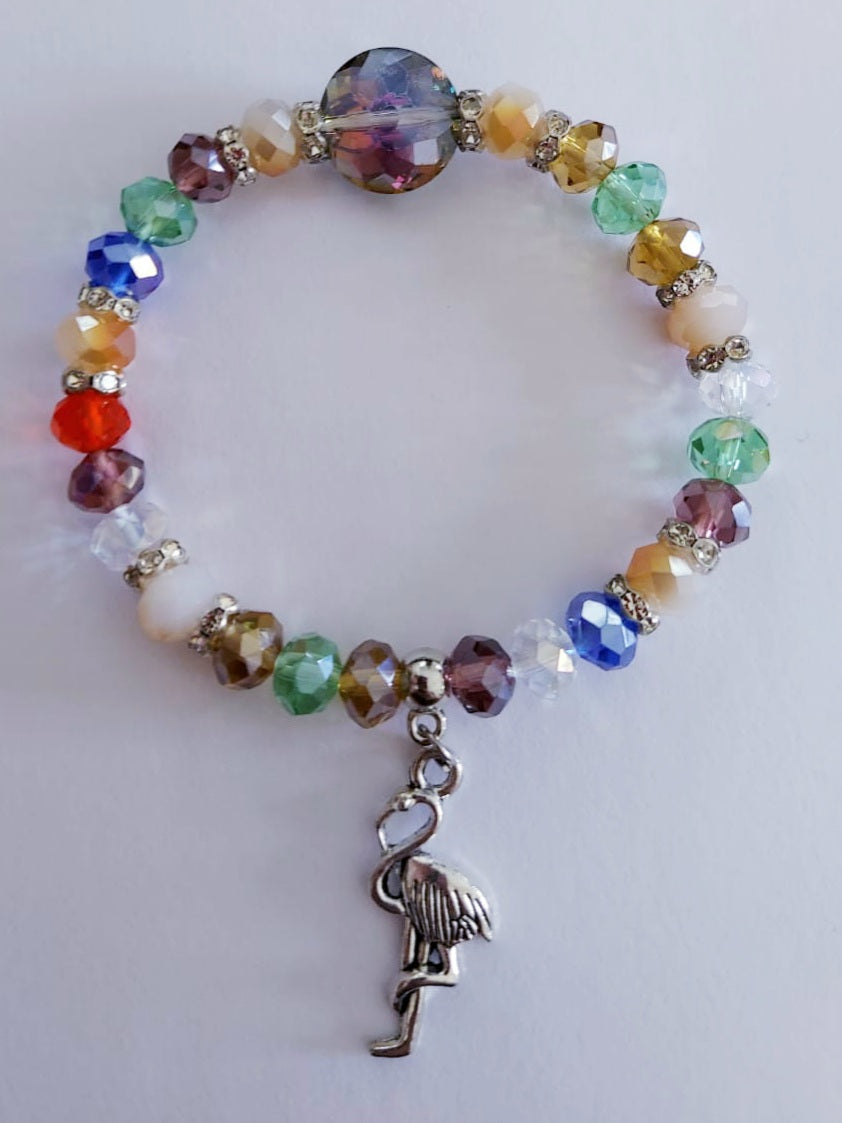 Flamingo Crystal Bracelet