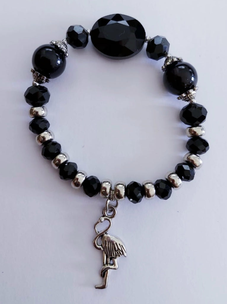 Black Flamingo Bracelet