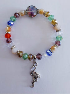 Flamingo Crystal Bracelet