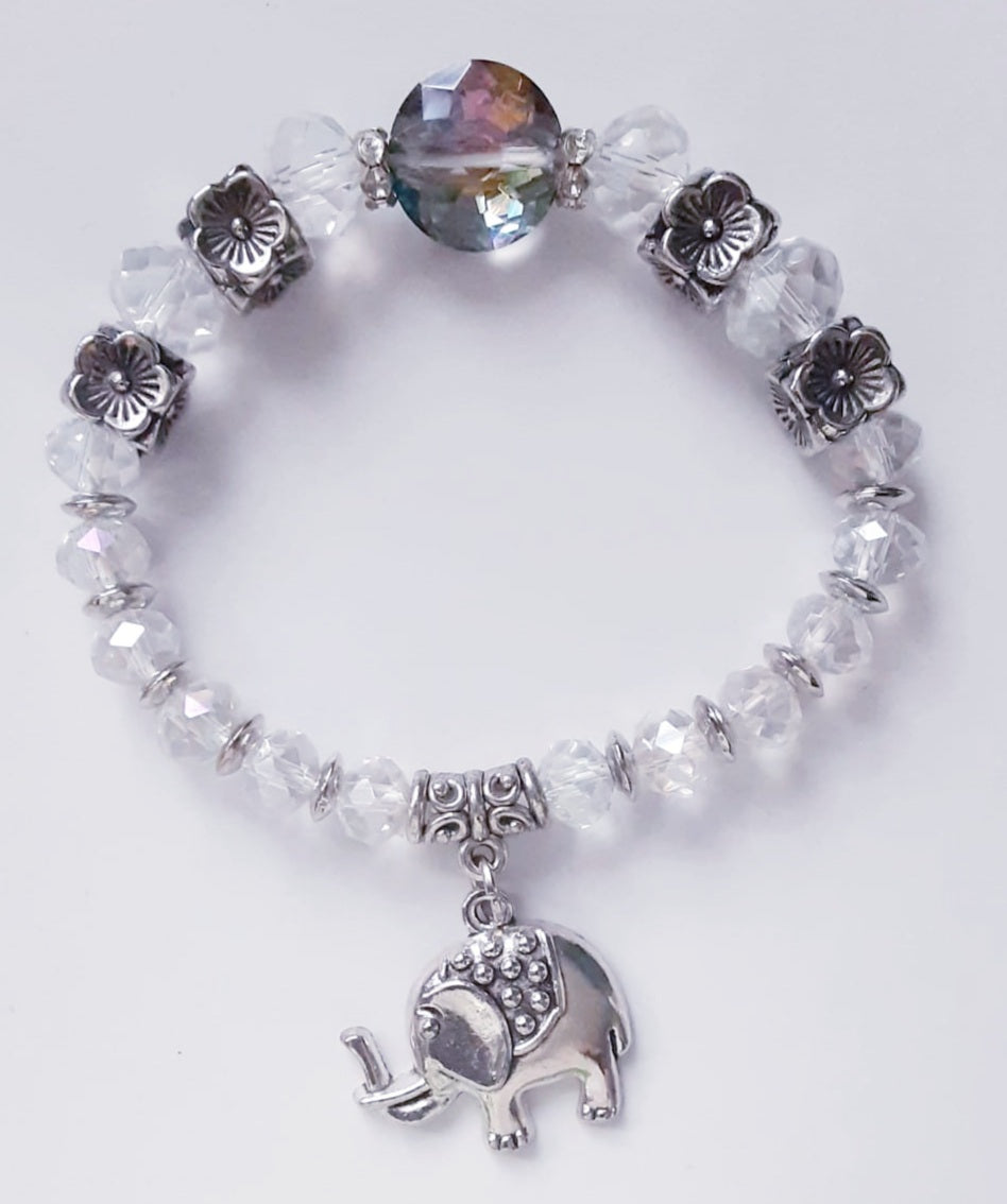 Crystal Elephant Bracelet