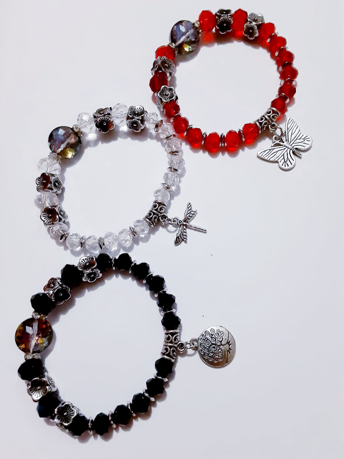 Crystal Bracelets Trio