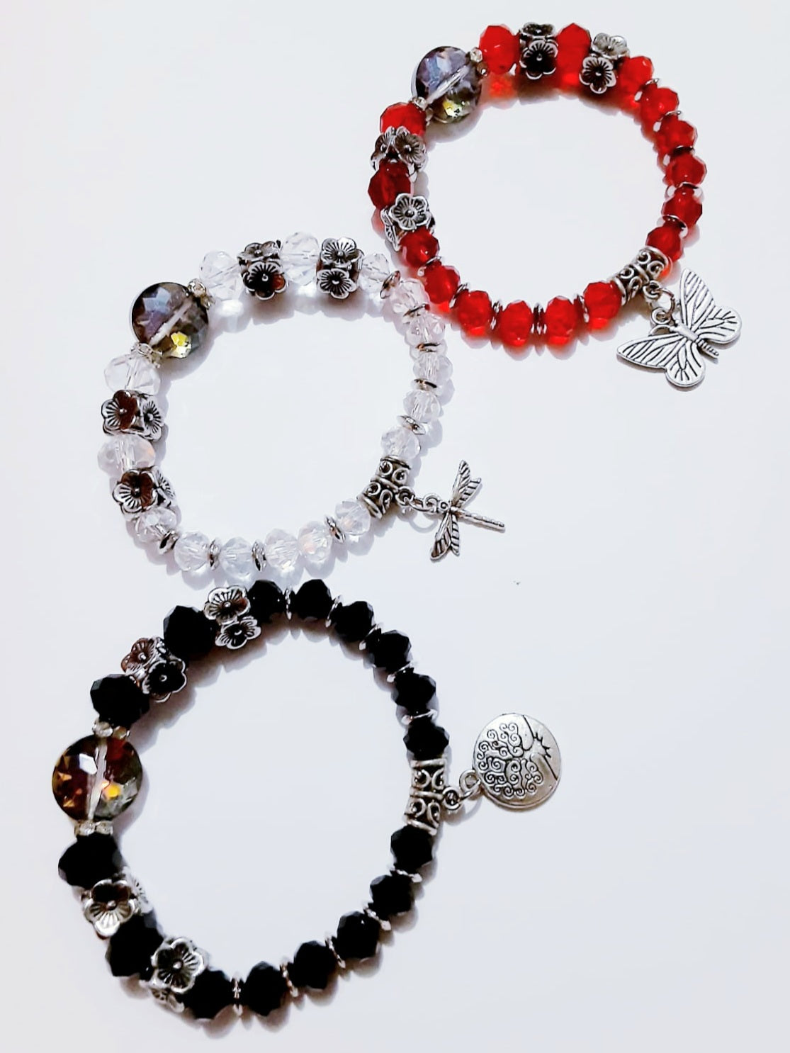 Crystal Bracelets Trio