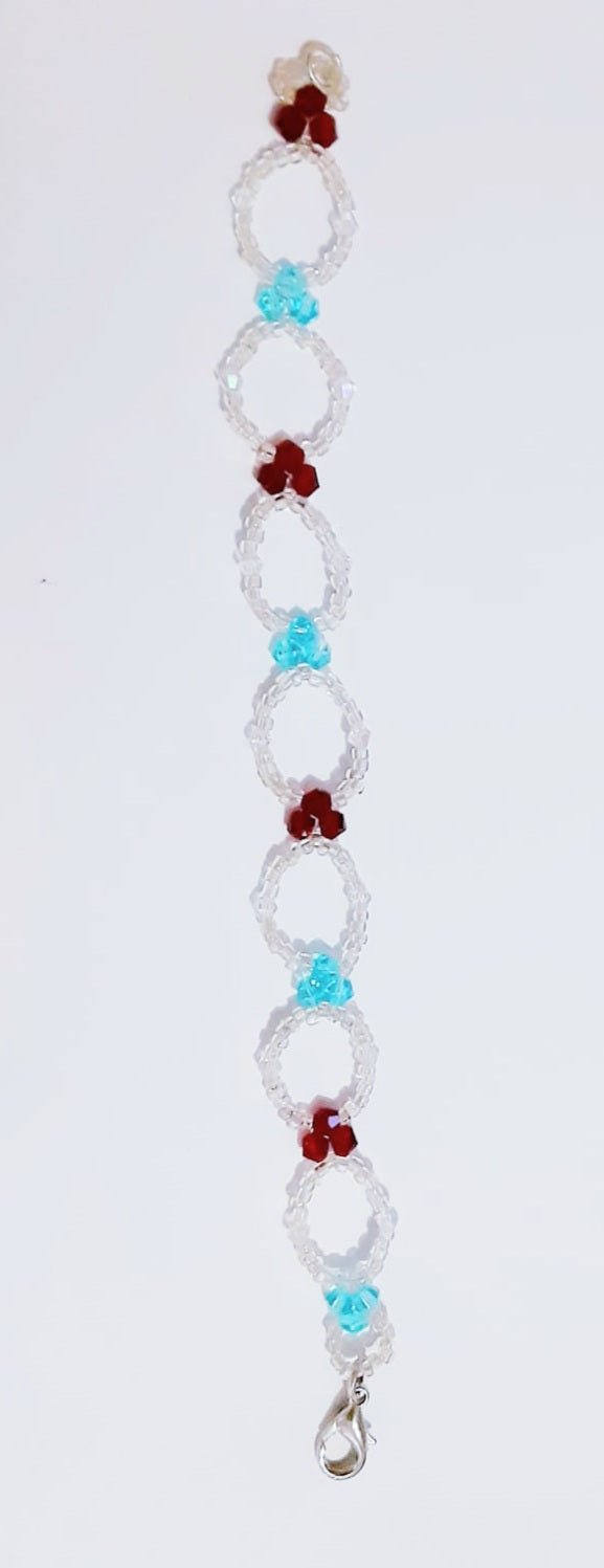 Three Bicone Bracelet (Swarovski)