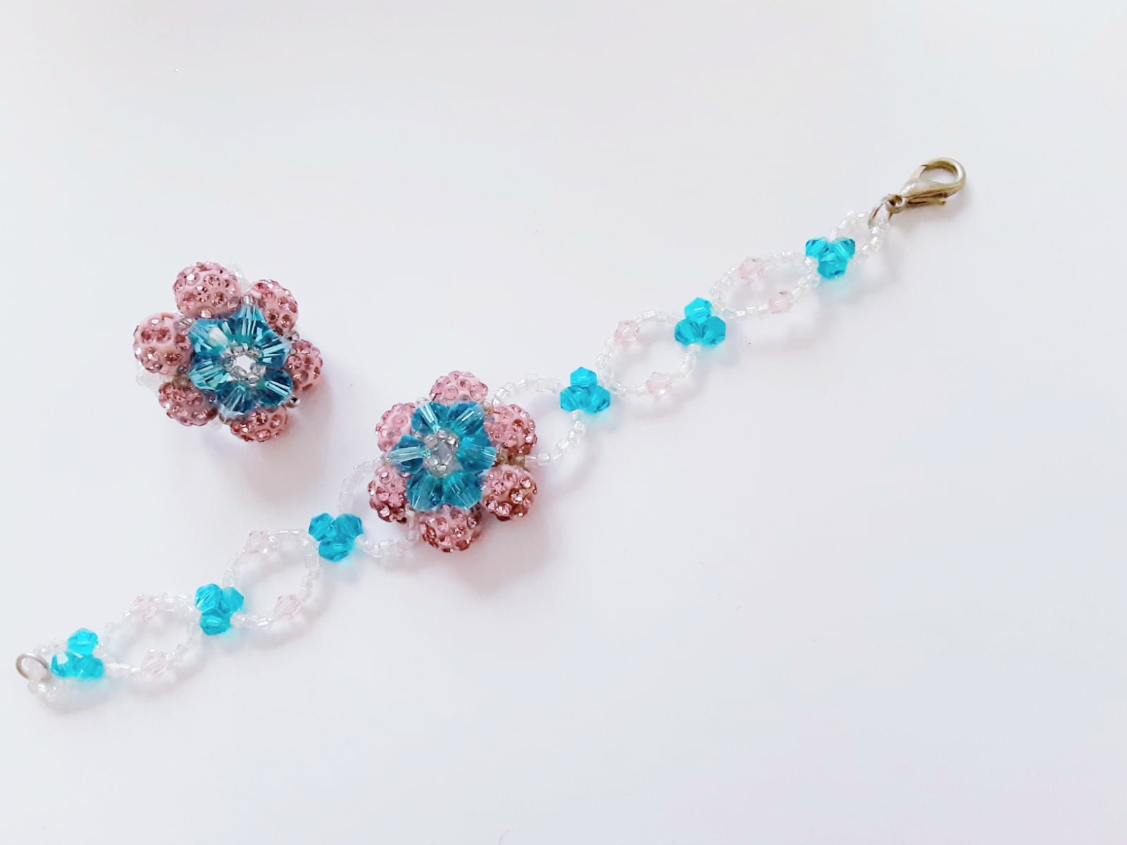 Three Bicone Flower Set