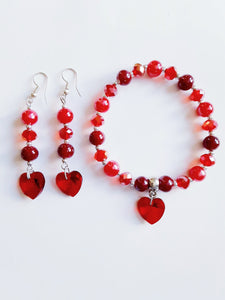 Red Heart 2PCS Set