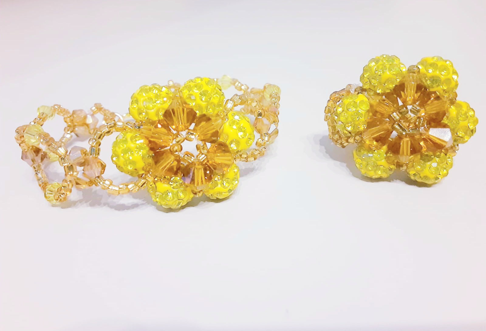 Three Bicone Flower Set