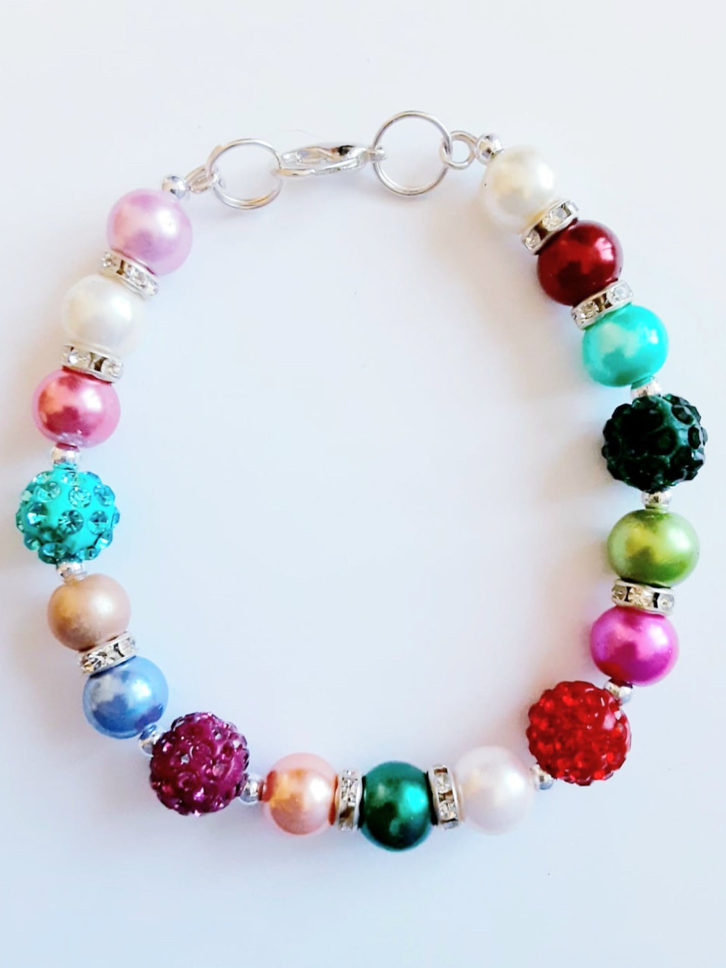 Multicolor Rhinestone Bracelet