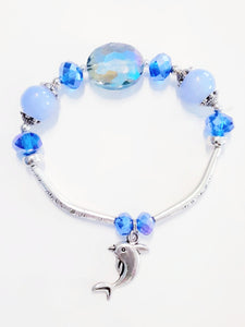 Light Blue Dolphin Bracelet