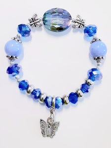 Blue Butterfly Bracelet