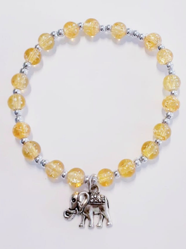 Yellow Elephant Bracelet