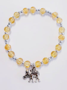 Yellow Elephant Bracelet