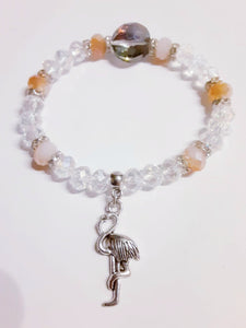 Flamingo Crystal Bracelet