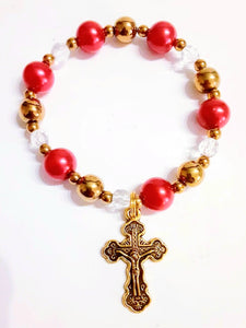 Red Cross Bracelet